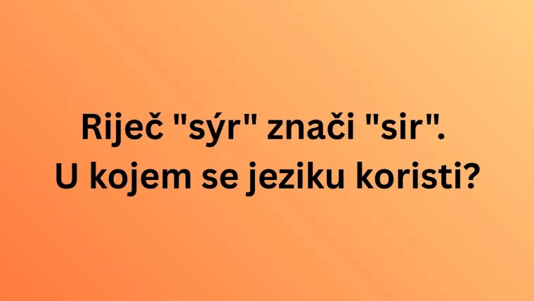Genijalci sigurno mogu prepoznati europski jezik po samo jednoj riječi