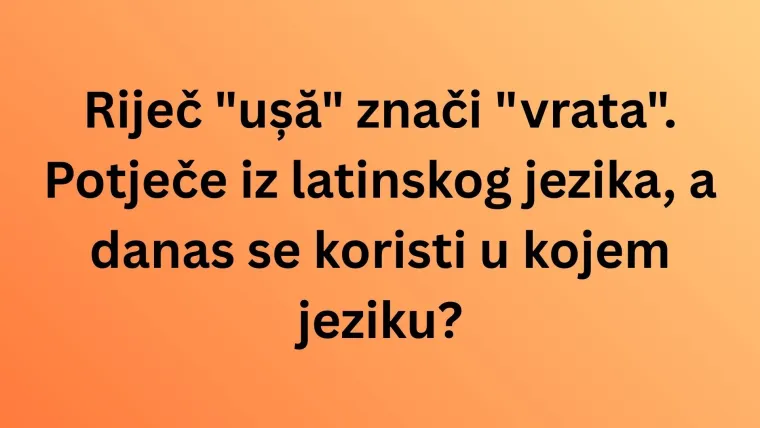 Genijalci sigurno mogu prepoznati europski jezik po samo jednoj riječi