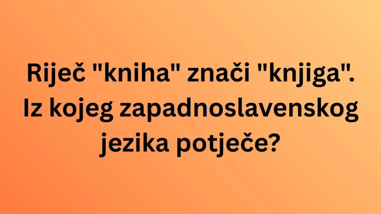 Genijalci sigurno mogu prepoznati europski jezik po samo jednoj riječi