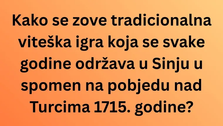 Dokaži da zna&scaron; sve činjenice o Hrvatskoj na ovim zahtjevnim pitanjima opće kulture