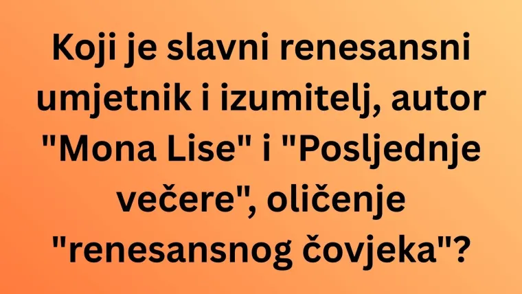 Jesi li stručnjak koji zna ba&scaron; sve činjenice o Italiji? Doznaj na ovim pitanjima opće kulture