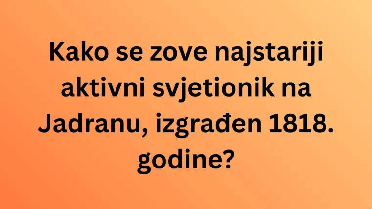 Ako voli&scaron; geografiju sigurno će&scaron; rasturiti na kvizu o Jadranskom moru: Neka pitanja su ba&scaron; opaka