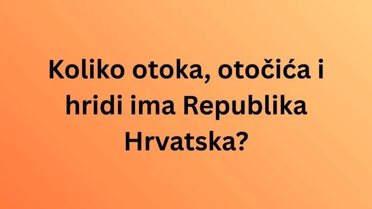 Ako voli&scaron; geografiju sigurno će&scaron; rasturiti na kvizu o Jadranskom moru: Neka pitanja su ba&scaron; opaka