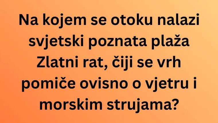 Ako voli&scaron; geografiju sigurno će&scaron; rasturiti na kvizu o Jadranskom moru: Neka pitanja su ba&scaron; opaka