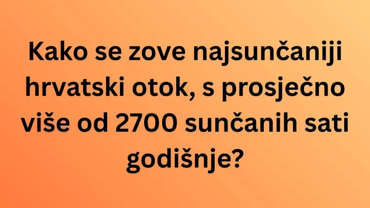 Ako voli&scaron; geografiju sigurno će&scaron; rasturiti na kvizu o Jadranskom moru: Neka pitanja su ba&scaron; opaka