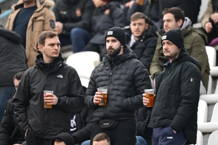 Burno u Gorici: Svi su gledali u poruku koju je podigla Torcida za uhićene