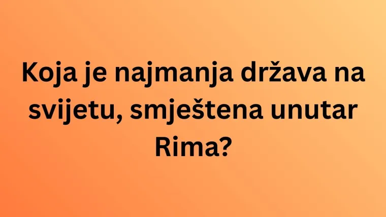 Mora&scaron; biti veliki genijalac da rasturi&scaron; sva pitanja o državama Europe: Teže je nego &scaron;to misli&scaron;