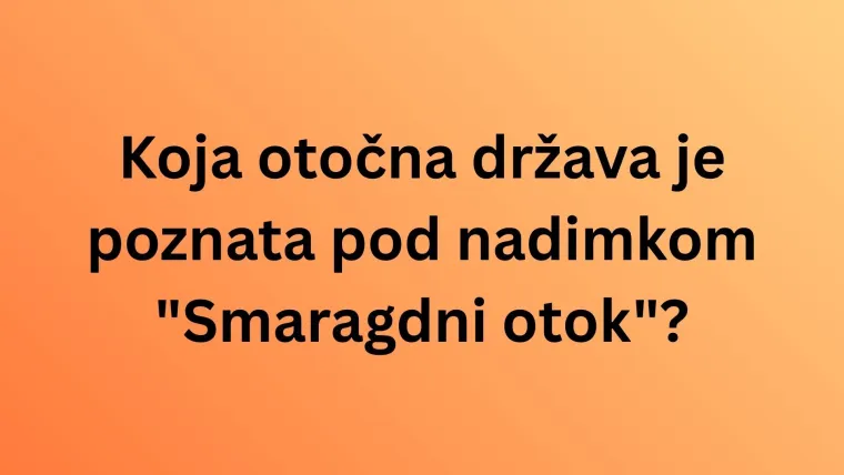 Mora&scaron; biti veliki genijalac da rasturi&scaron; sva pitanja o državama Europe: Teže je nego &scaron;to misli&scaron;