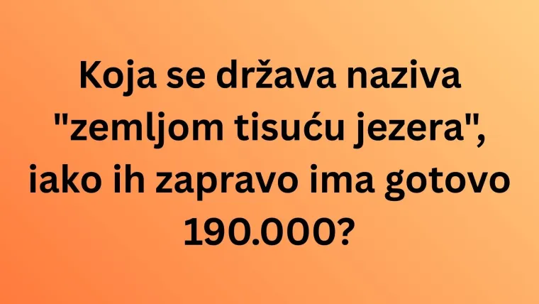 Mora&scaron; biti veliki genijalac da rasturi&scaron; sva pitanja o državama Europe: Teže je nego &scaron;to misli&scaron;