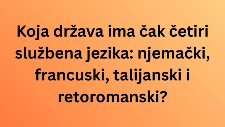 Mora&scaron; biti veliki genijalac da rasturi&scaron; sva pitanja o državama Europe: Teže je nego &scaron;to misli&scaron;