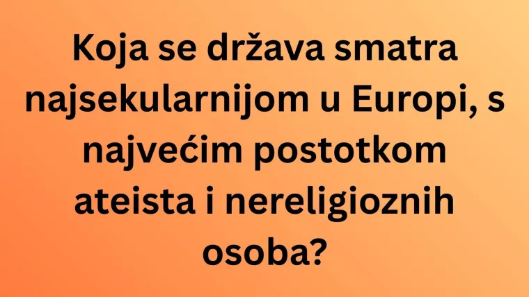 Mora&scaron; biti veliki genijalac da rasturi&scaron; sva pitanja o državama Europe: Teže je nego &scaron;to misli&scaron;