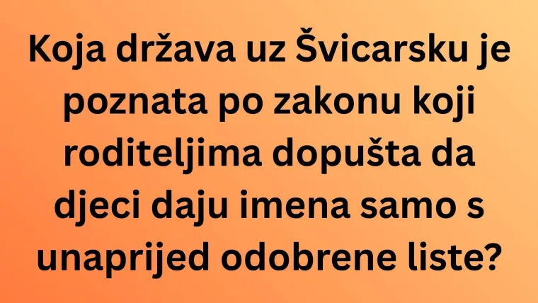 Mora&scaron; biti veliki genijalac da rasturi&scaron; sva pitanja o državama Europe: Teže je nego &scaron;to misli&scaron;