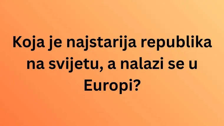 Mora&scaron; biti veliki genijalac da rasturi&scaron; sva pitanja o državama Europe: Teže je nego &scaron;to misli&scaron;