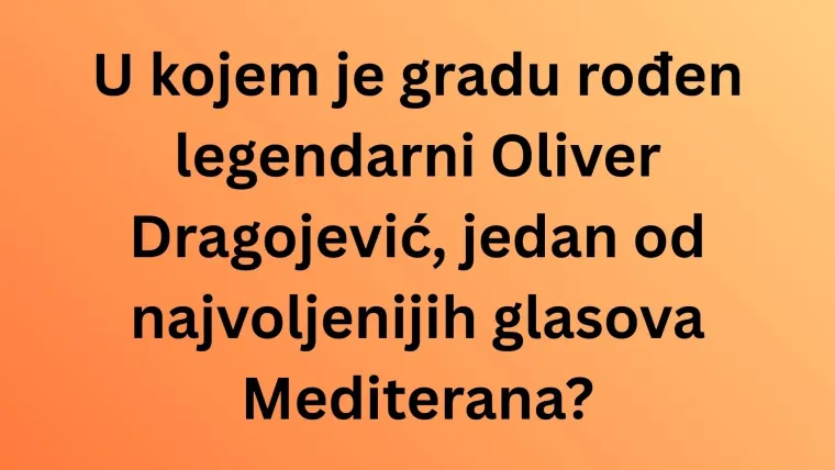 Mora&scaron; biti genijalac da zna&scaron; ba&scaron; sve rodne gradove ovih hrvatskih pjevača i pjevačica