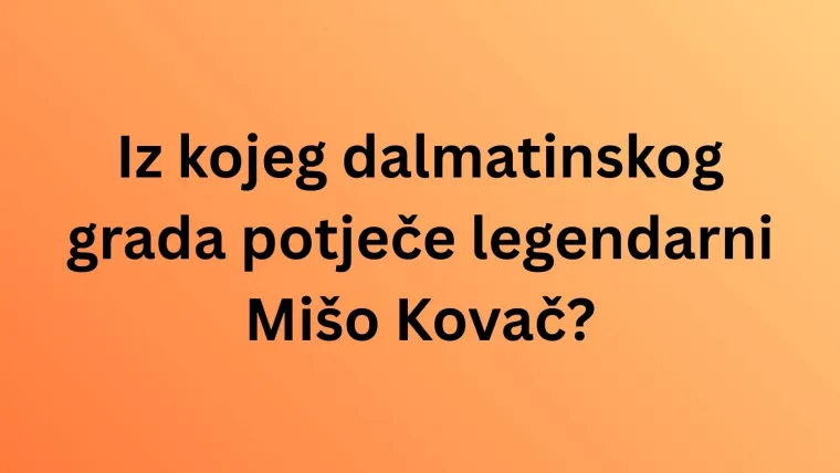 Mora&scaron; biti genijalac da zna&scaron; ba&scaron; sve rodne gradove ovih hrvatskih pjevača i pjevačica