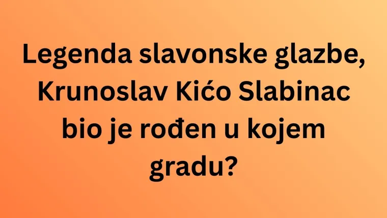 Mora&scaron; biti genijalac da zna&scaron; ba&scaron; sve rodne gradove ovih hrvatskih pjevača i pjevačica