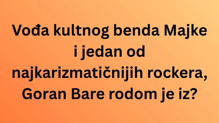 Mora&scaron; biti genijalac da zna&scaron; ba&scaron; sve rodne gradove ovih hrvatskih pjevača i pjevačica