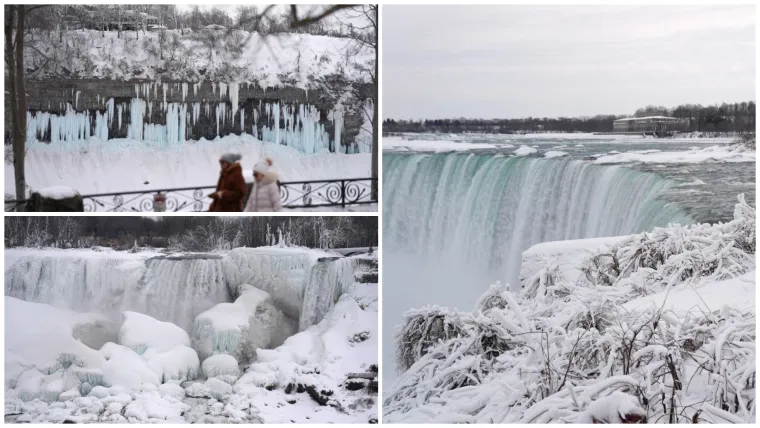 Okovani ledom: Jedna od najvećih svjetskih atrakcija je 'stala'! Prizori su nevjerojatni
