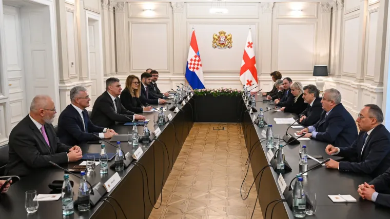 Pogledajte kako su Milanovića dočekali u Gruziji: Crveni tepih, postrojeni vojnici...