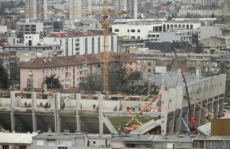 Raste nova Kranjčevićeva, pogledajte kako napreduje izgradnja stadiona na kojem će igrati Dinamo