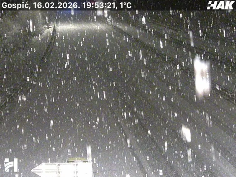 Zabijelila se autocesta A1: DHMZ izdao upozorenja