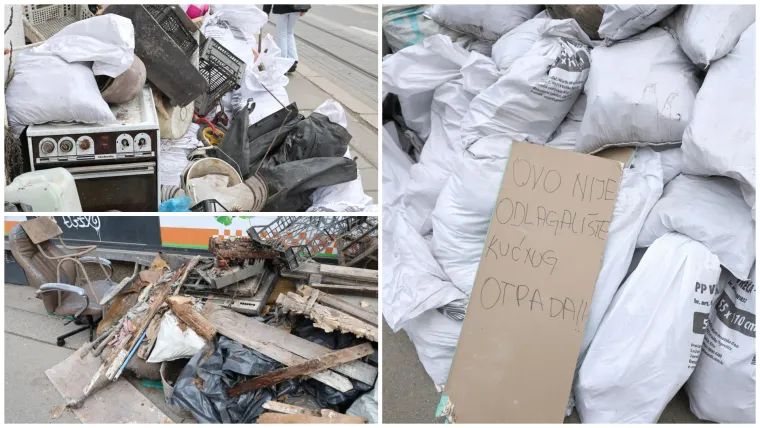 Odvratni prizori iz samog centra Zagreba! Glomazni otpad naljutio stanare: 'Ovo nije odlagali&scaron;te'
