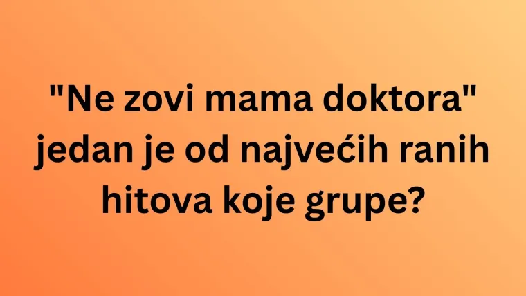 Jesi li stručnjak za Ex-Yu hitove? Pokaži svoje znanje na ovom kvizu