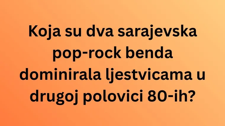 Jesi li stručnjak za Ex-Yu hitove? Pokaži svoje znanje na ovom kvizu