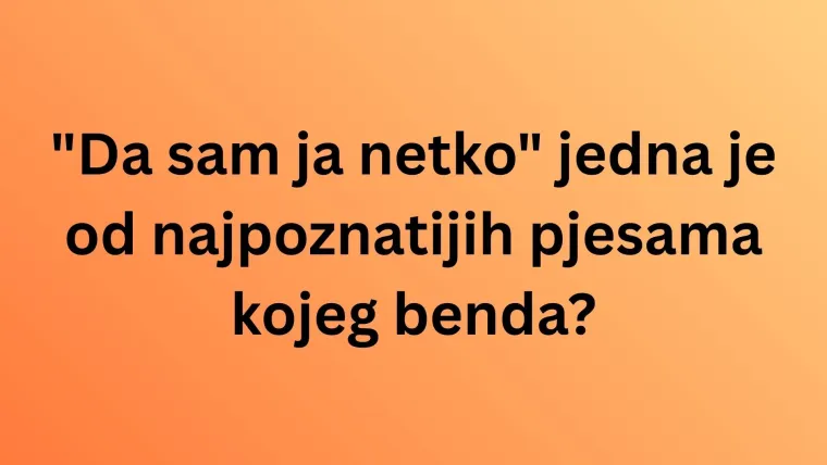 Jesi li stručnjak za Ex-Yu hitove? Pokaži svoje znanje na ovom kvizu