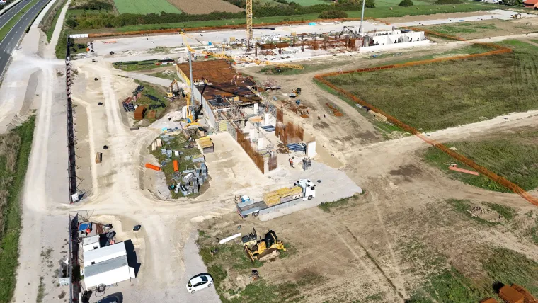Spektakularni prizori budućeg doma hrvatskog nogometa: Gotovi su svi armiranobetonski radovi