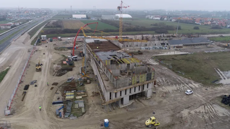 Spektakularni prizori budućeg doma hrvatskog nogometa: Gotovi su svi armiranobetonski radovi