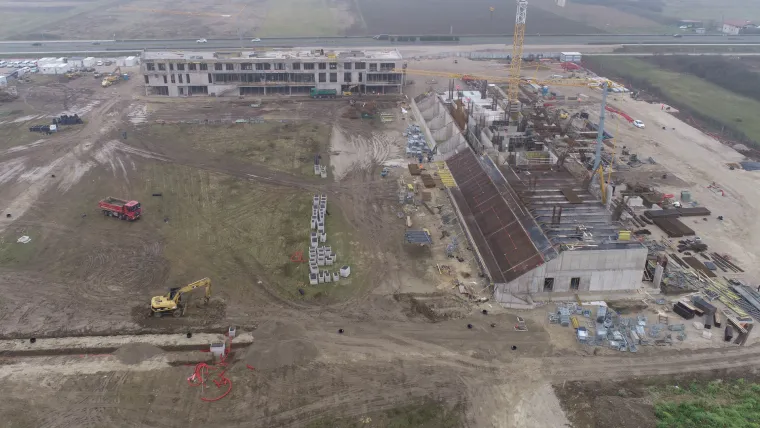 Spektakularni prizori budućeg doma hrvatskog nogometa: Gotovi su svi armiranobetonski radovi