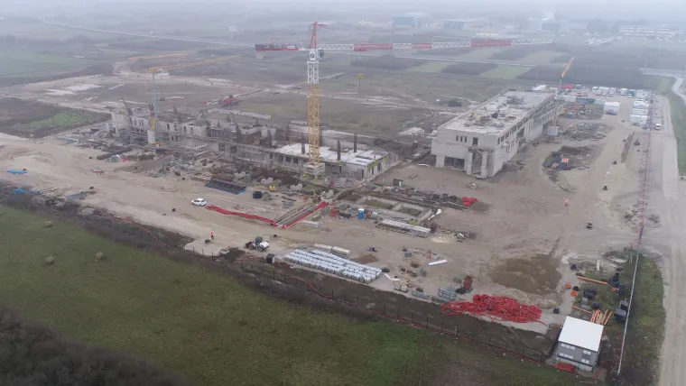 Spektakularni prizori budućeg doma hrvatskog nogometa: Gotovi su svi armiranobetonski radovi