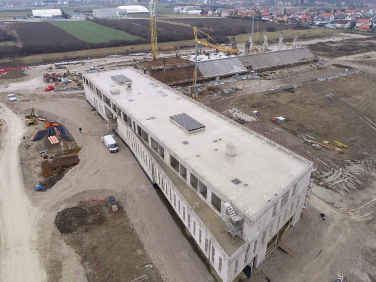 Spektakularni prizori budućeg doma hrvatskog nogometa: Gotovi su svi armiranobetonski radovi