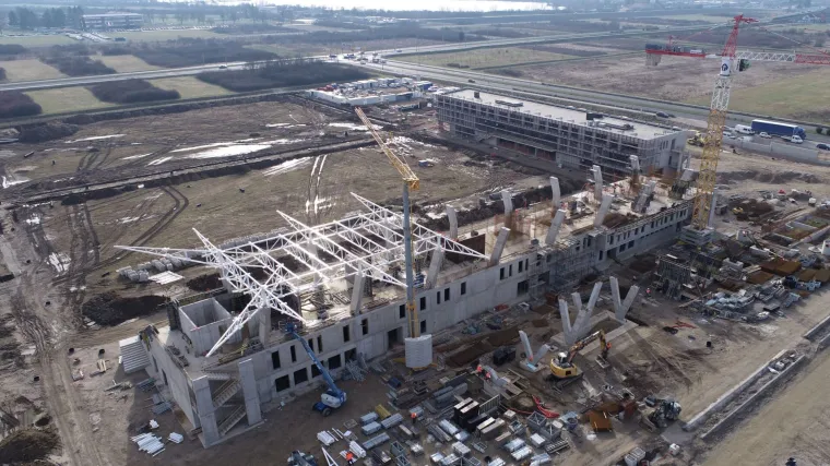 Spektakularni prizori budućeg doma hrvatskog nogometa: Gotovi su svi armiranobetonski radovi