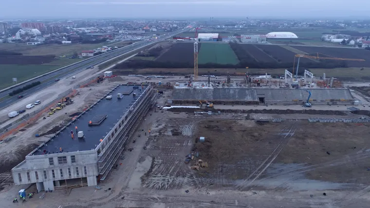 Spektakularni prizori budućeg doma hrvatskog nogometa: Gotovi su svi armiranobetonski radovi