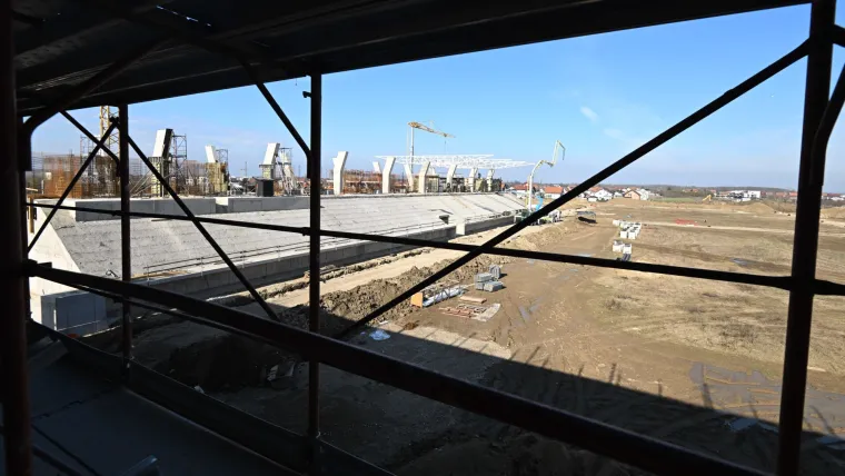 Spektakularni prizori budućeg doma hrvatskog nogometa: Gotovi su svi armiranobetonski radovi