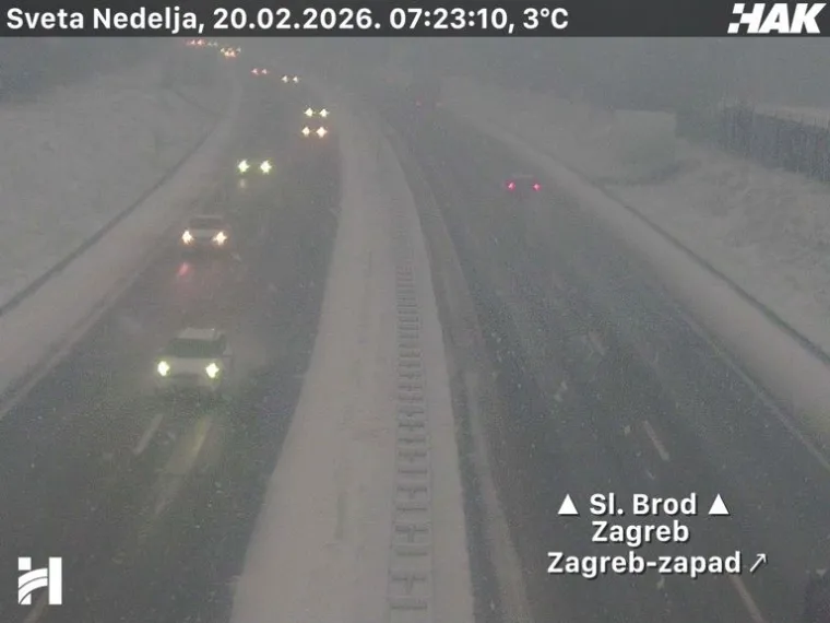 Snijeg zabijelio autoceste: Nesreća na A2, zimski uvjeti stvaraju probleme