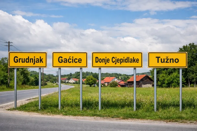 Od Gaćica i Grudnjaka do Kajgane: Zvuče kao &scaron;ala, ali ovo su najsmje&scaron;nija imena mjesta u Hrvatskoj