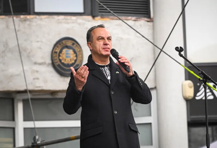 Transparenti i zastave u centru Zagreba: 'Danas Ukrajina, sutra Europa'