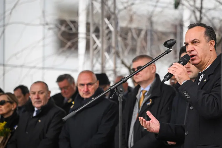 Transparenti i zastave u centru Zagreba: 'Danas Ukrajina, sutra Europa'