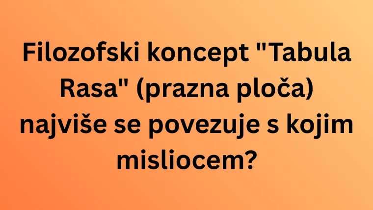 Je li ovo najteži kviz općeg znanja? Rije&scaron;i ga i doznaj