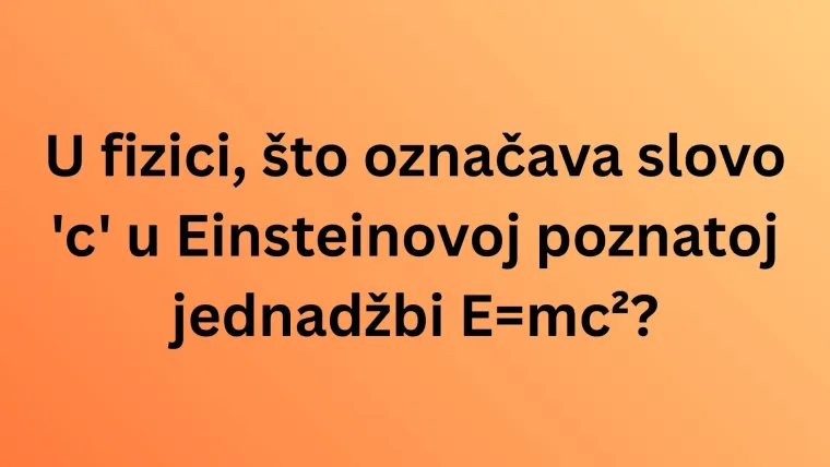 Je li ovo najteži kviz općeg znanja? Rije&scaron;i ga i doznaj