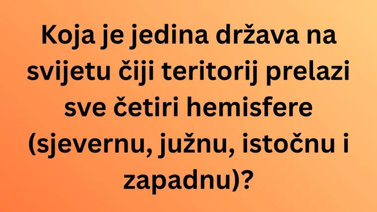 Je li ovo najteži kviz općeg znanja? Rije&scaron;i ga i doznaj
