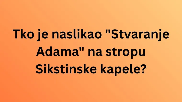 Je li ovo najteži kviz općeg znanja? Rije&scaron;i ga i doznaj