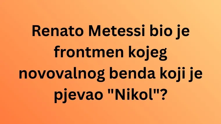 Ako si pravi roker, sigurno će&scaron; znati točno odgovoriti na ova pitanja o hrvatskim bendovima