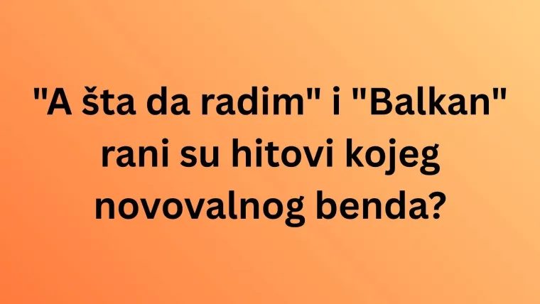 Ako si pravi roker, sigurno će&scaron; znati točno odgovoriti na ova pitanja o hrvatskim bendovima