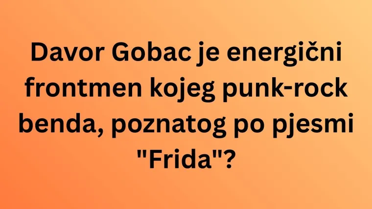 Ako si pravi roker, sigurno će&scaron; znati točno odgovoriti na ova pitanja o hrvatskim bendovima