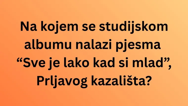 Ako si pravi roker, sigurno će&scaron; znati točno odgovoriti na ova pitanja o hrvatskim bendovima