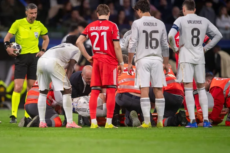 Ovo je trenutak kada je cijeli Bernabeu protrnuo! Zvijezda Reala ostala nepomično ležati na tlu...